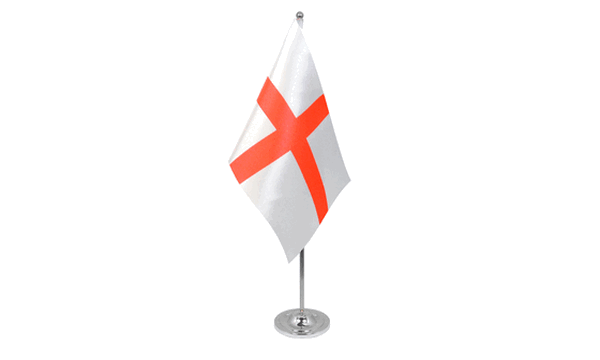 St George (England) Satin Table Flag